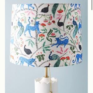 Anthropologie Emily Isabella Midnight Jasmine Lamp Shade SMALL